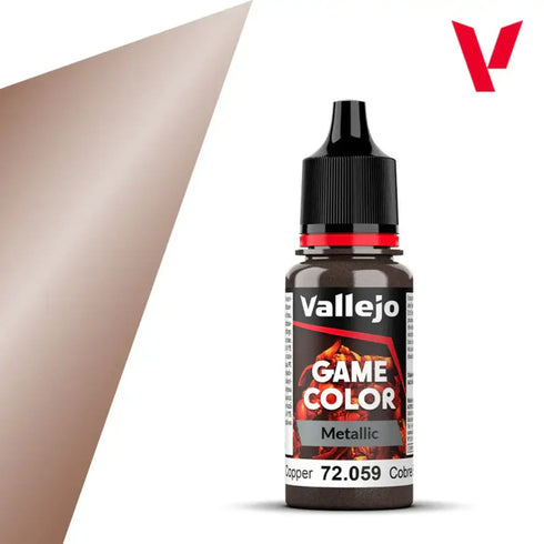 Vallejo: Game Color Metallic - Hammered Copper